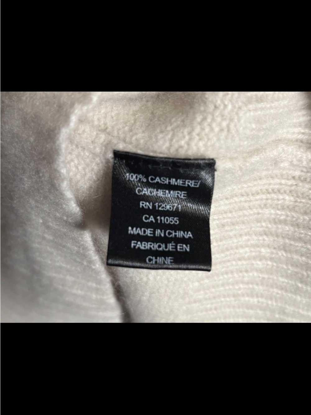 Skull Cashmere Ivory Crewneck Sweater with Black Graphic Motifs - Picture 3 of 5